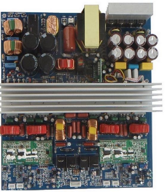600W*2数字功放板带电源